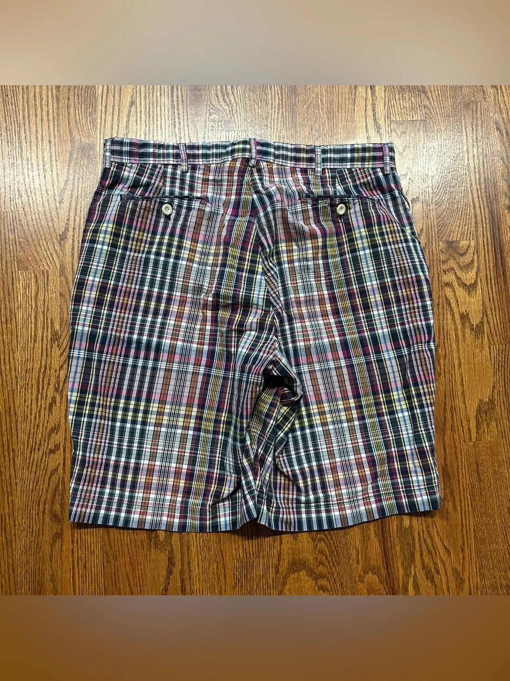 Polo Ralph Lauren Shorts Madras Plaid Classic Fit Men’s 36x10 Preppy Casual